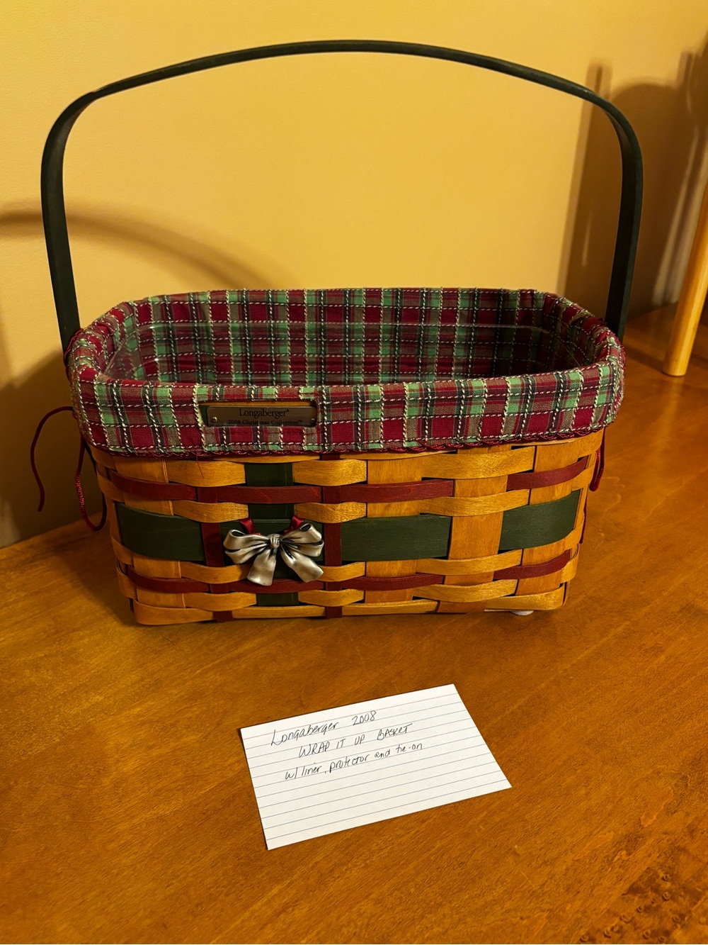 Longaberger 2008 Wrap It Up Basket Set